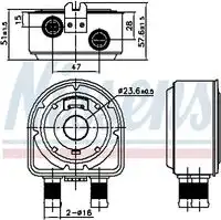 Радиатор кондиционера (конденсатор) NISSENS 91295