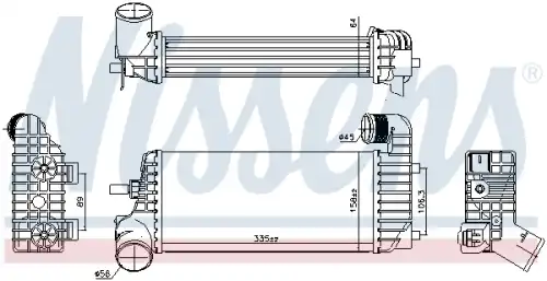 Интеркулер NISSENS 96221