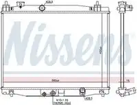 Радиатор кондиционера (конденсатор) NISSENS 606183