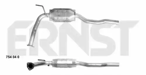 катализатор глушителя VW 754040 ERNST
