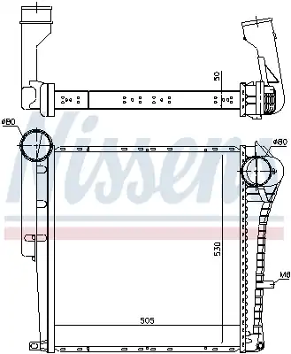 Интеркулер NISSENS 961153