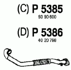Рулевая тяга FENNO P5386
