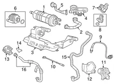 HOSE,EVAP EMIS CNSTR 22948012 CADILLAC