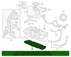 SHIELD,F/TNK 20940379 CADILLAC
