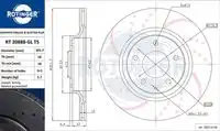 Тормозной диск ROTINGER RT 20888-GL T5