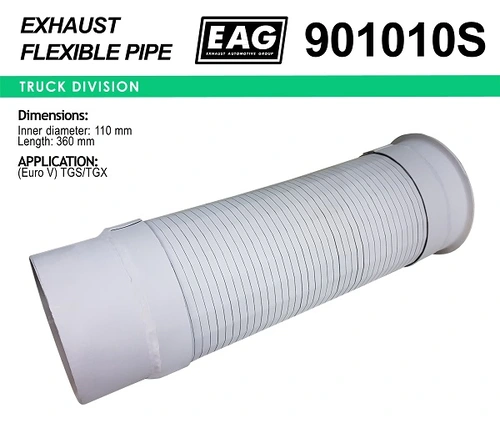 Гофра глушителя EAG 901010S L= d=