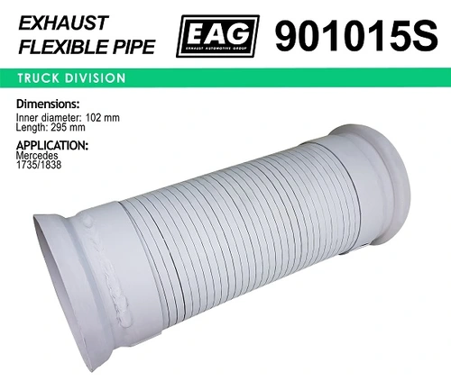 Гофра глушителя EAG 901015S L= d=