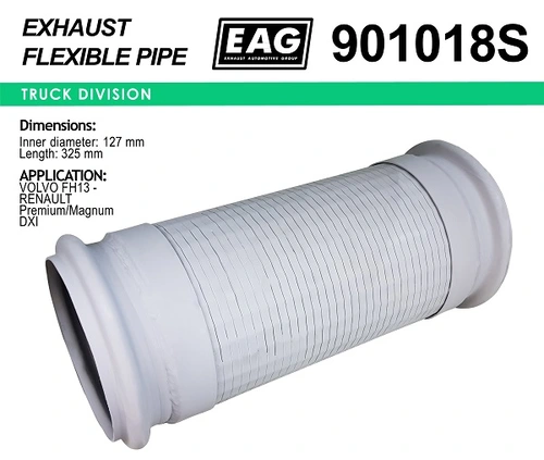 Гофра глушителя EAG 901018S L= d=