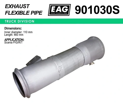 Гофра глушителя EAG 901030S L= d=