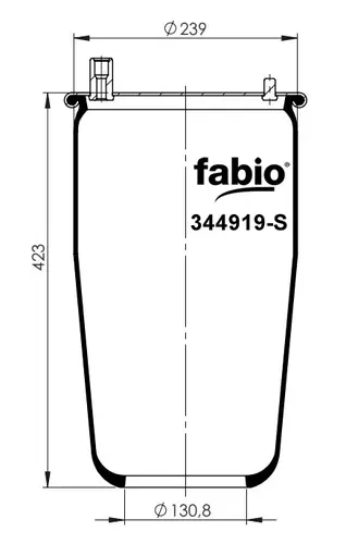 ПНЕВМОРЕССОРА 4919 В СБОРЕ 344919-S FABIO