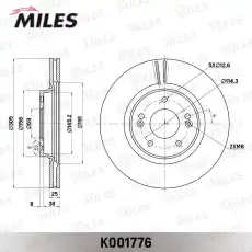 Тормозной диск MILES K001776