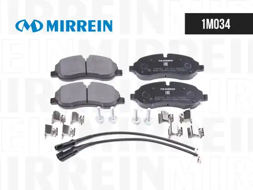 Тормозные колодки дисковые MIRREIN 1M034