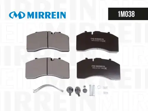 Тормозные колодки дисковые MIRREIN 1M038