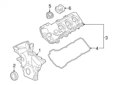 Прокладка клапанной крышки MOTORCRAFT AA5Z6584A