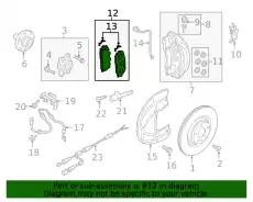 Тормозные колодки дисковые VAG 4M0 698 151 BK