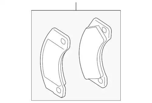 Тормозные колодки дисковые PORSCHE 971698151AD