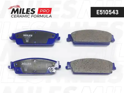 Тормозные колодки дисковые задняя ось MILES E510543