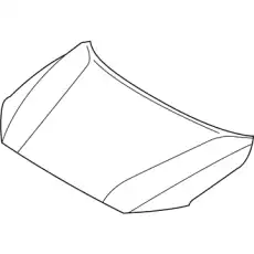 Панель капота 66400J9000 HYUNDAI