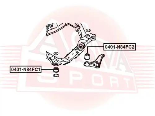 Сайлентблок 0401-N84FC2 ASVA