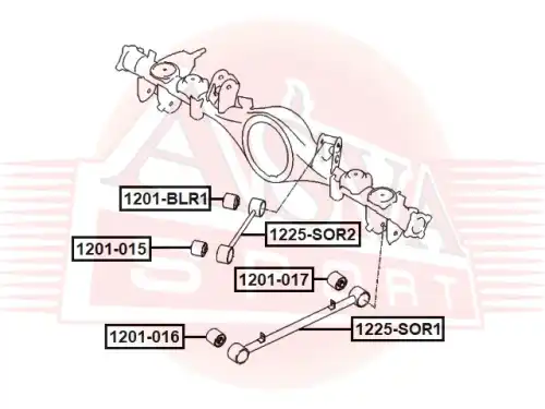Сайлентблок 1201-BLR1 ASVA