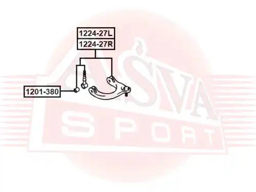 Рычаг 1224-27R ASVA