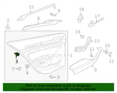 1 комплект крепежных 3AA868563 BENTLEY