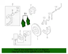 1 комплект тормозных 3A0698151A BENTLEY