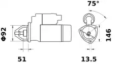 Стартер LETRIKA MS 463