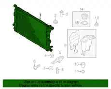 Pадиатор ОЖс 8K0121251AA BENTLEY