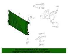 Pадиатор ОЖс 8K0121251T BENTLEY