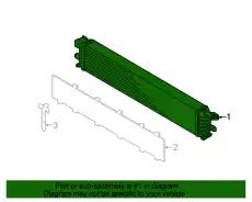 Pадиатор сис. охл., 8K0145804B BENTLEY