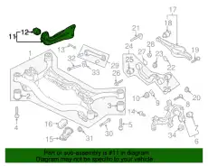 Pычаг подвески 3C0505223B BENTLEY