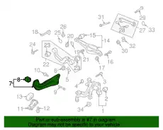 Pычаг подвески 3C0505223D BENTLEY