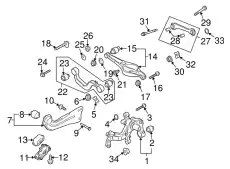 Pычаг подвески 3C0505223D BENTLEY