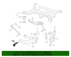 Болт, эксцентриковый 4E0501387 BENTLEY