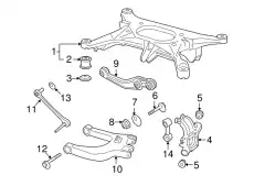 Болт, эксцентриковый 4E0501387 BENTLEY