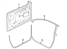 Дверь 3C8831055F BENTLEY