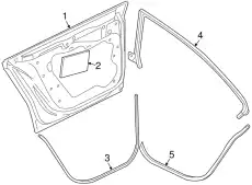Дверь 3C8833056B BENTLEY