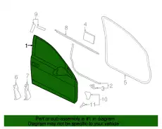 Дверь 5G4831056AR BENTLEY