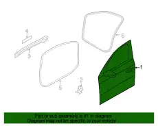 Дверь 8R0831051C BENTLEY