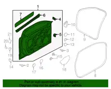 Дверь 8V5831052A BENTLEY