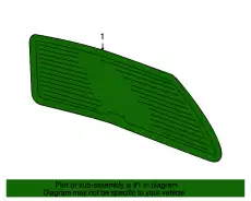 Заднее стекло 3C5845051AA BENTLEY