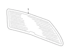 Заднее стекло 3C5845051AA BENTLEY