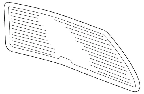 Заднее стекло 3C5845051AA BENTLEY