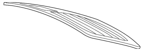 Заднее стекло 3D5845051Q BENTLEY