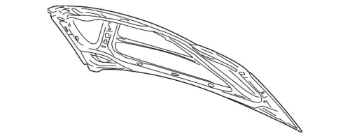 Капот 5K0823031 BENTLEY