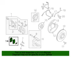 Тормозные колодки дисковые BENTLEY 8K0698451C