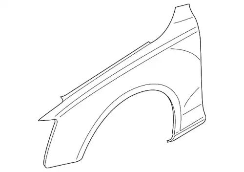 Крыло BENTLEY 8R0821105