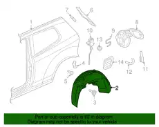 Подкрылок BENTLEY 1K0810972C