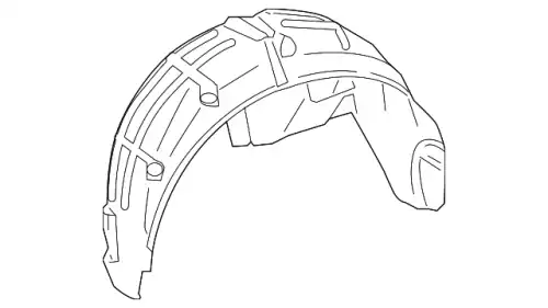 Подкрылок BENTLEY 3C0810972A